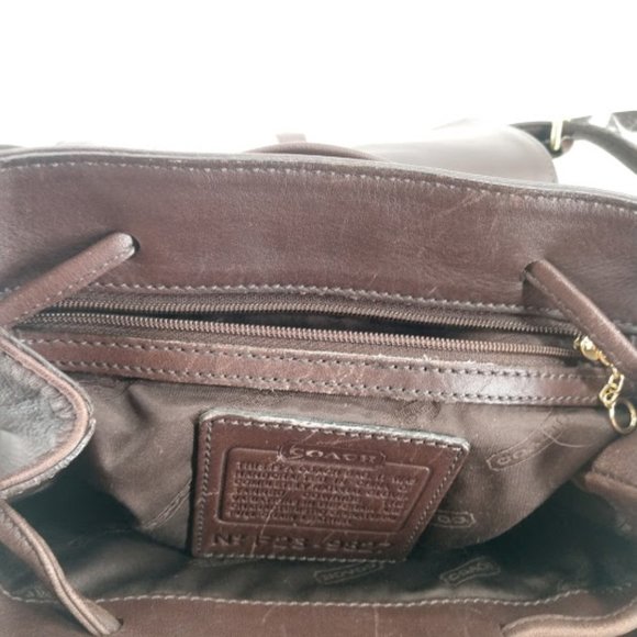 Coach Legacy Backpack Book Bag Leather - Picture 6 of 8